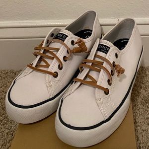 SPERRY Top Sider: Pier View Core White (6 Women)